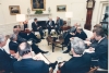 Первая встреча Шеварднадзе с Рейганом в Белом Доме.